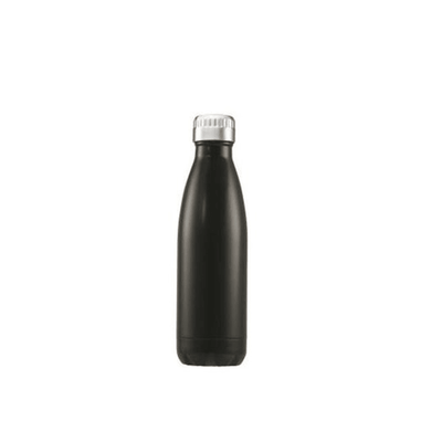 AVANTI Avanti Fluid Vacuum Twin Wall Insulated Drink Bottle 500ml Matte Black #18953 - happyinmart.com.au