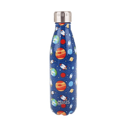 OASIS Oasis Stainless Steel Double Wall Insulated Drink Bottle Outer Space #8880OS - happyinmart.com.au