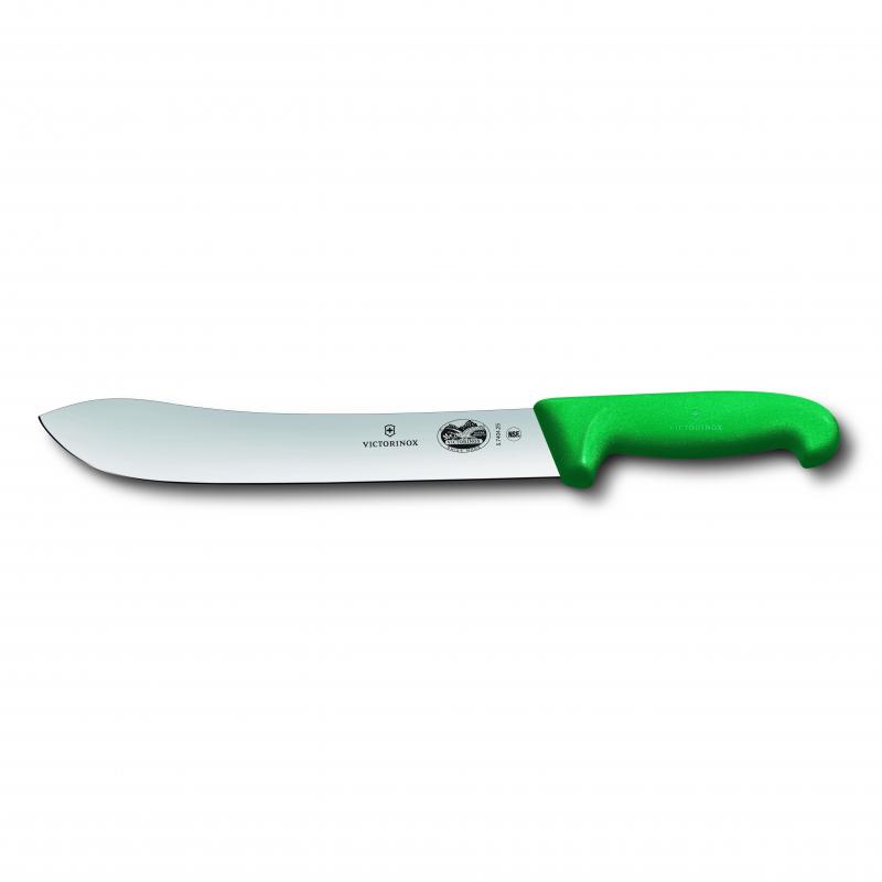 Victorinox Fibrox Wide Tip Butchers Knife 25cm Green 