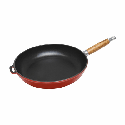 CHASSEUR Chasseur Fry Pan 28cm Federation Red #19652 - happyinmart.com.au
