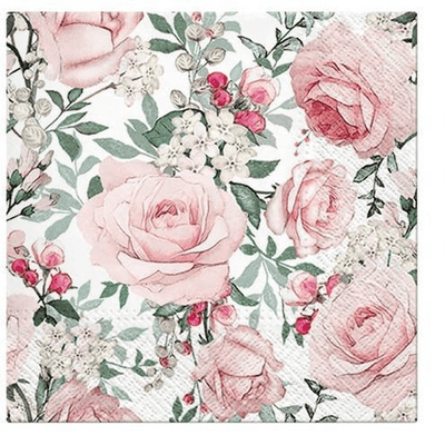 PAW Paw Lunch Napkins Gorgeous Roses #61611 - happyinmart.com.au