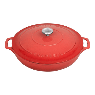 CHASSEUR Chasseur Round Casserole Coral Red #19507 - happyinmart.com.au