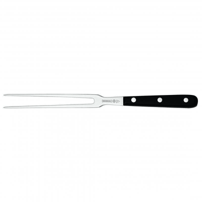 MUNDIAL Mundial Chef Fork Straight Black Handle #71370 - happyinmart.com.au