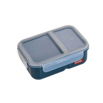 RUSSBE Russbe Inner Seal 2 Comp Lunch Bento Navy #8761NY - happyinmart.com.au