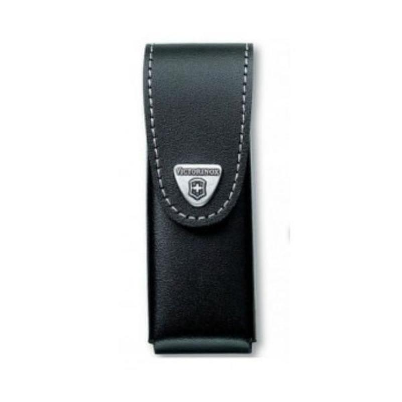 Victorinox Leather Pouch Lock Blade And Tools Black 