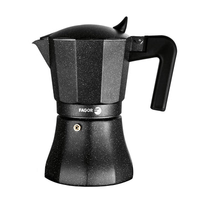 FAGOR Fagor Tiramisu 9 Cup Aluminium Espresso Maker Charcoal #1533 - happyinmart.com.au