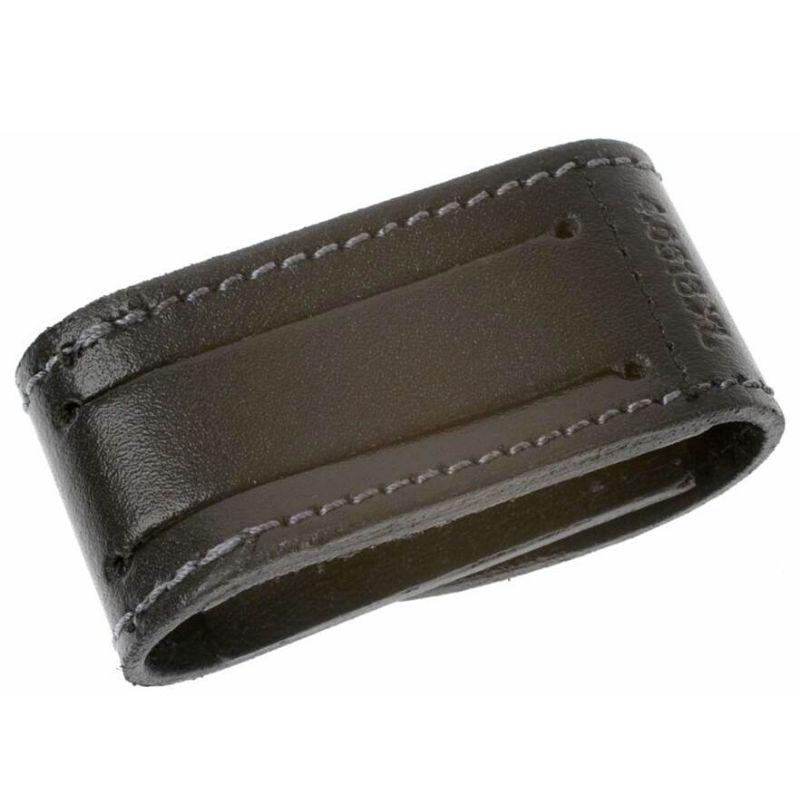Victorinox Swiss Army Knife Black Leather Pouch For Mini Champ 6cm Long 