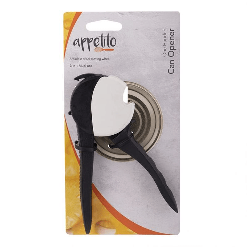 APPETITO Appetito Stainless Steel One Handed Can Opener 