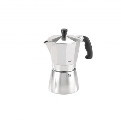 GEFU Gefu Lucino Espresso Maker 3 Cups Aluminium #44039 - happyinmart.com.au