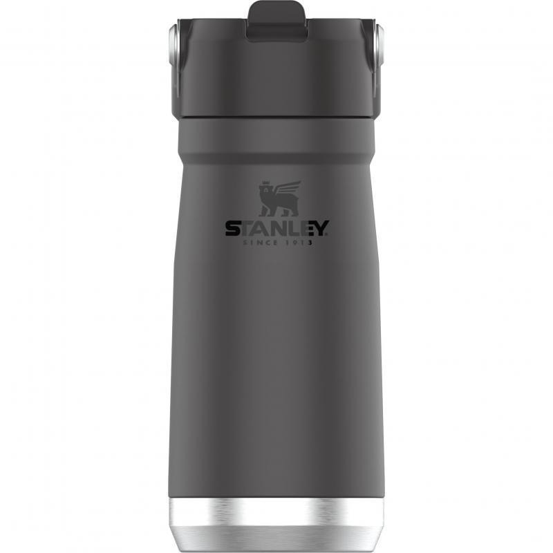 Stanley The Iceflow Flip Top Water Bottle Charcoal 17Oz 0.5L 