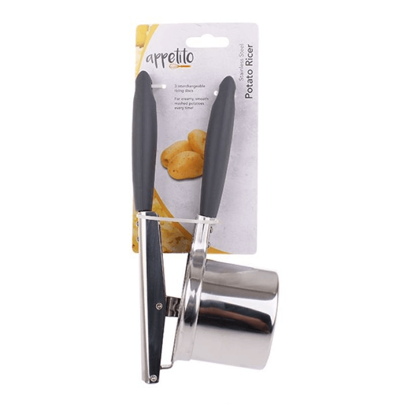 APPETITO Appetito Stainless Steel Potato Ricer With 3 Discs 
