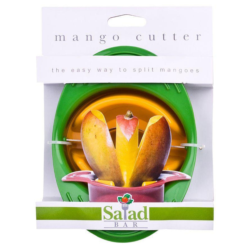 SALAD BAR Salad Bar Mango Cutter With Holder Green Gold 