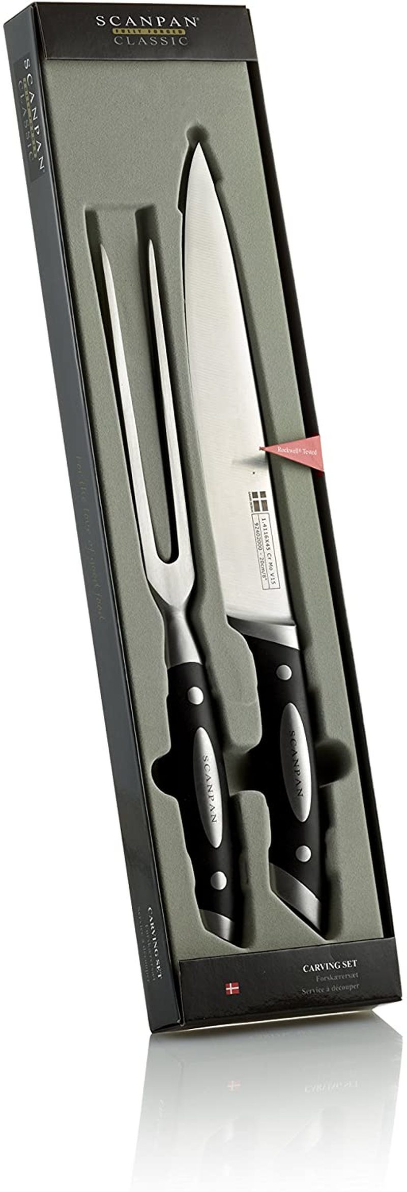 Scanpan Stainless Steel Maitre 2 Pieces Carving Set 