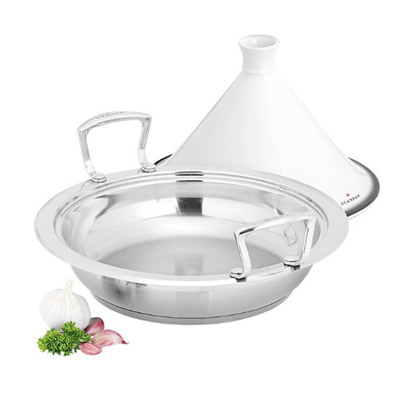 Scanpan Tagine With Lid Stainless Steel Surface 