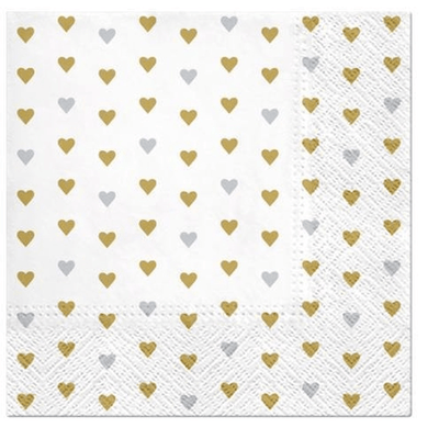 PAW Paw Lunch Napkins Lots Of Love #61657 - happyinmart.com.au