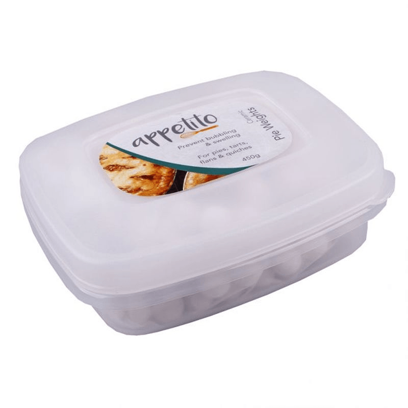 APPETITO Appetito Ceramic Pie In Reusable Tub White 