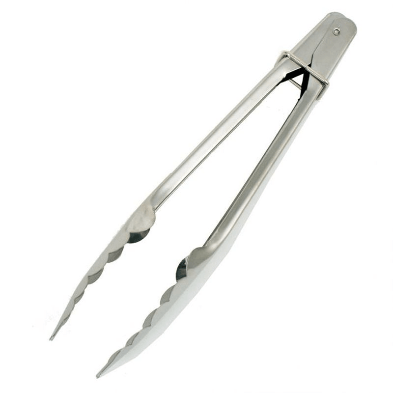 APPETITO Appetito Stainless Steel Tongs With Flat Tips 