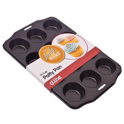 DAILY BAKE Daily Bake Non Stick 12 Cup Patty Cake Pan #2978 - happyinmart.com.au