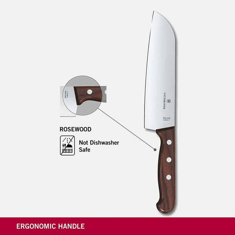 Victorinox Santoku Knife Rosewood Handle 
