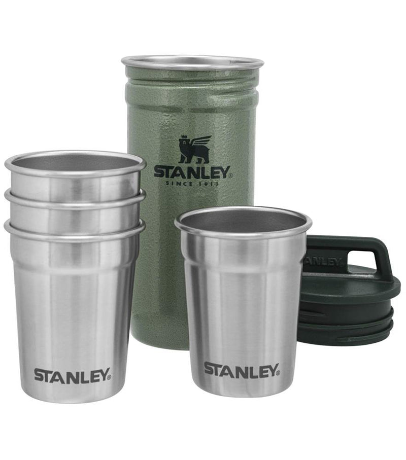 Stanley Adventure Shot And Flask Gift Set Green 