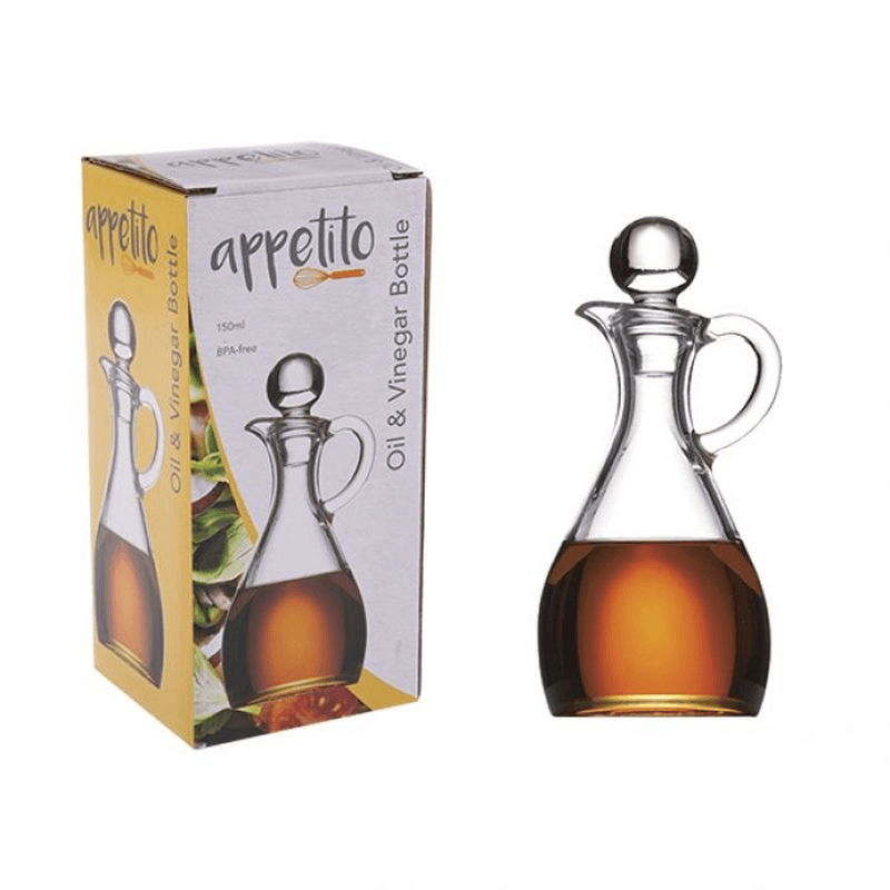 APPETITO Appetito Acrylic Oil Vinegar Bottle 150ml Clear 
