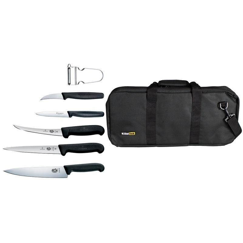 Victorinox 7 Pieces Apprentice Hospitality Chef Knife Set With Bag 