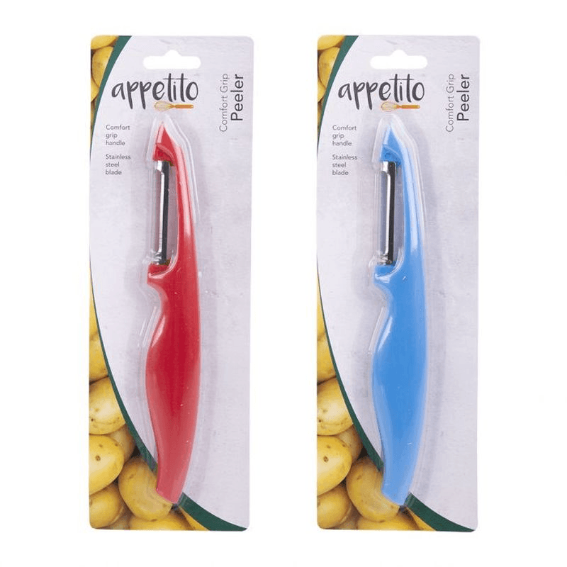 APPETITO Appetito Comfort Grip Peeler Asst Colours 