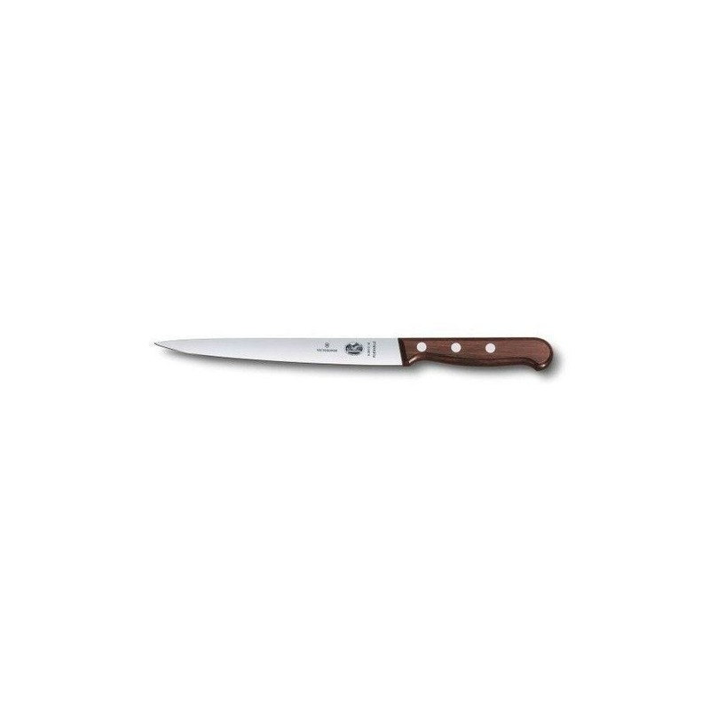 Victorinox Filleting Knife 18cm Flexible Blade Rosewood 
