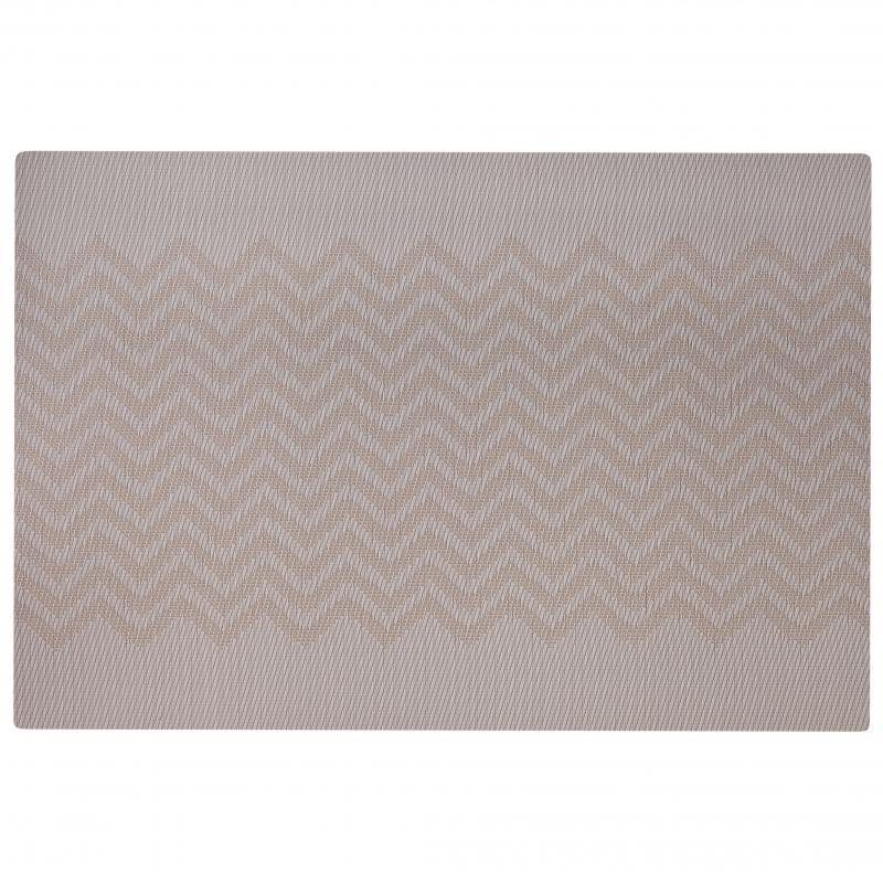 Wilkie Brothers Chevron Placemat Beige 