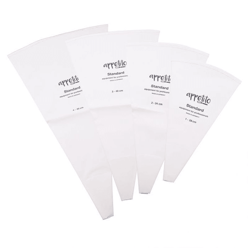 APPETITO Appetito Cotton Pvc Standard Piping Bag No 4 White 