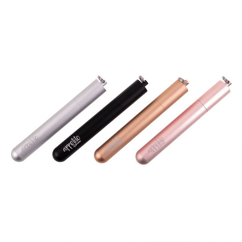 APPETITO Appetito 1 Piece Stainless Steel Travel Straw 4 Asst Colours 