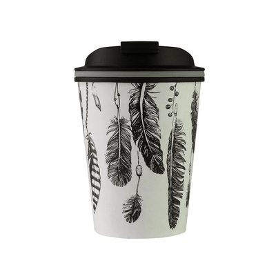 AVANTI Avanti Go Cup Reusable Coffee Cup Feathers #13467 - happyinmart.com.au