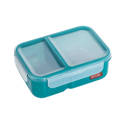RUSSBE Russbe Inner Seal 2 Comp Lunch Bento Teal #8761TL - happyinmart.com.au
