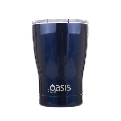 OASIS Oasis Stainless Steel Double Wall Insulated Travel Cup Navy #8900NY - happyinmart.com.au