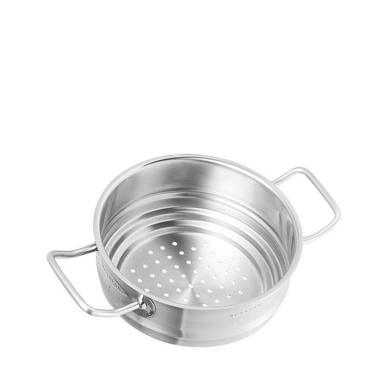 SCANPAN Scanpan Commercial Steamer With Lid 16cm 18cm And 20cm 
