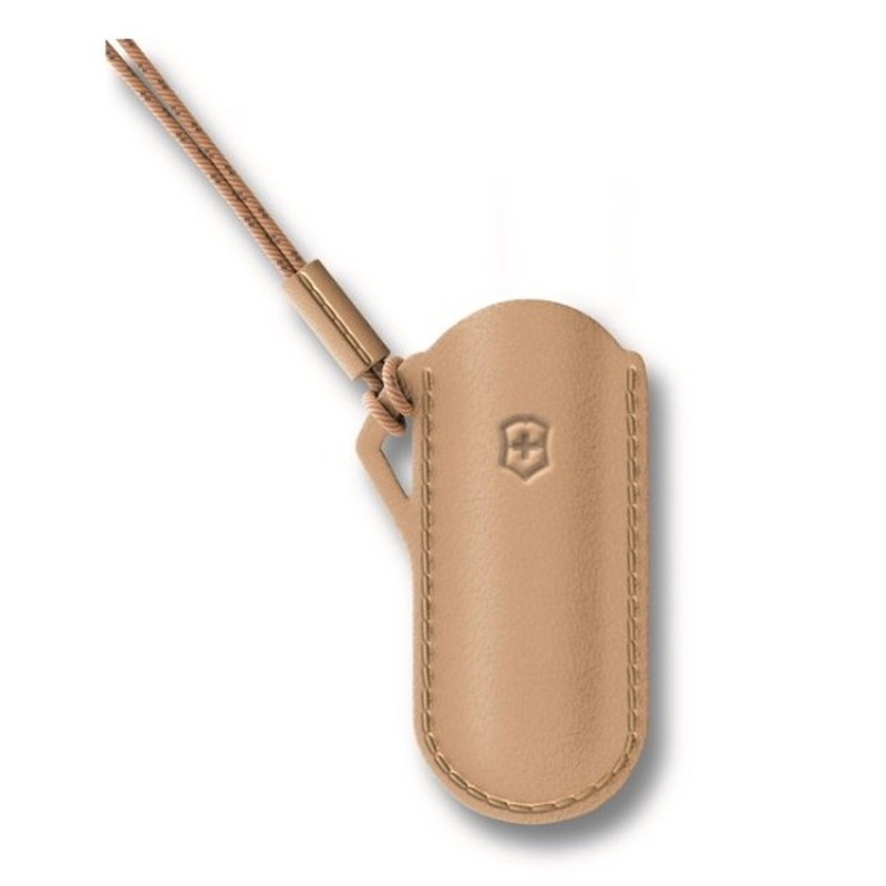 Victorinox Pouch Leather Wet Sand 