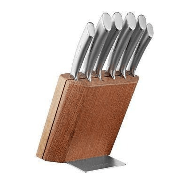 SCANPAN Scanpan Classic Steel 7 Pieces Knife Block Set 
