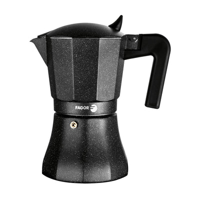 FAGOR Fagor Tiramisu 12 Cup Aluminium Espresso Maker Charcoal #1534 - happyinmart.com.au