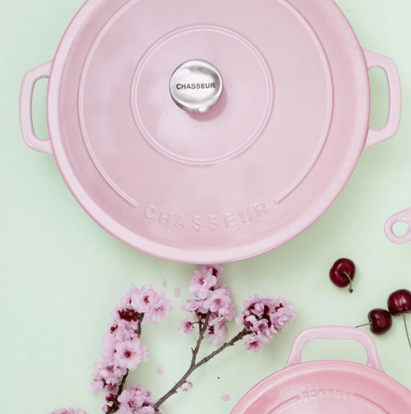CHASSEUR Chasseur Round Casserole Cherry Blossom Pink 