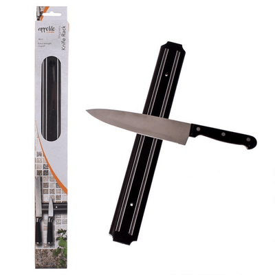 APPETITO Appetito Magnetic Knife Rack Black #3618 - happyinmart.com.au