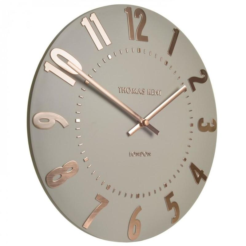 Thomas Kent Mulberry Wall Clock 30cm Rose Gold 