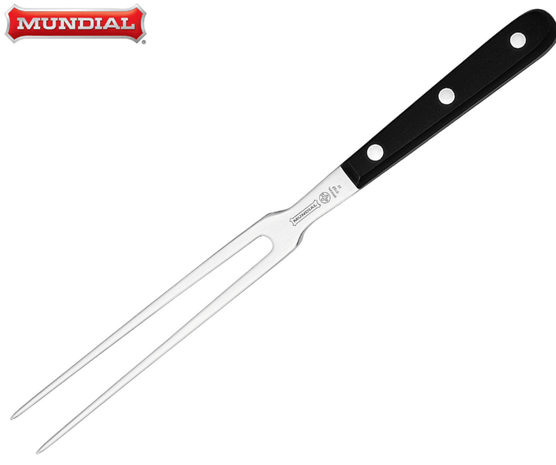 MUNDIAL Mundial Chef Fork Straight Black Handle 