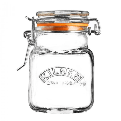 KILNER Kilner Square Clip Top Jar Glass #01651 - happyinmart.com.au