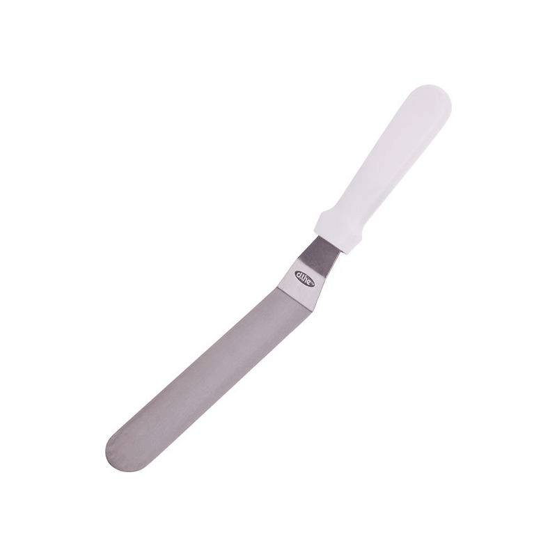 DLINE Dline Stainless Steel Offset Palette Knife 20cm Blade White 