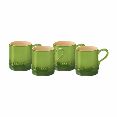 CHASSEUR Chasseur Mug Set Of 4 Apple Green #19022 - happyinmart.com.au