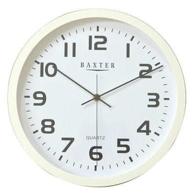 BAXTER Baxter York Wall Clock Arabic Numerals #24656 - happyinmart.com.au