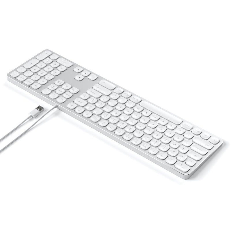 SATECHI Satechi Aluminium Wired Usb A Keyboard Silver White 
