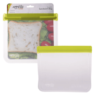 APPETITO Appetito Reusable Sandwich Bag Green #3636-3G - happyinmart.com.au