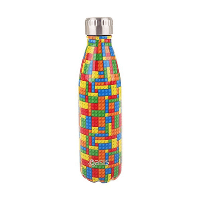 OASIS Oasis Stainless Steel Double Wall Insulated Drink Bottle Bricks #8880BR - happyinmart.com.au
