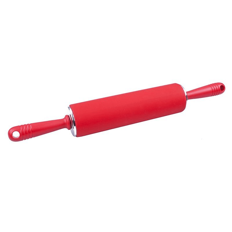 DAILY BAKE Daily Bake Silicone Rolling Pin Red 